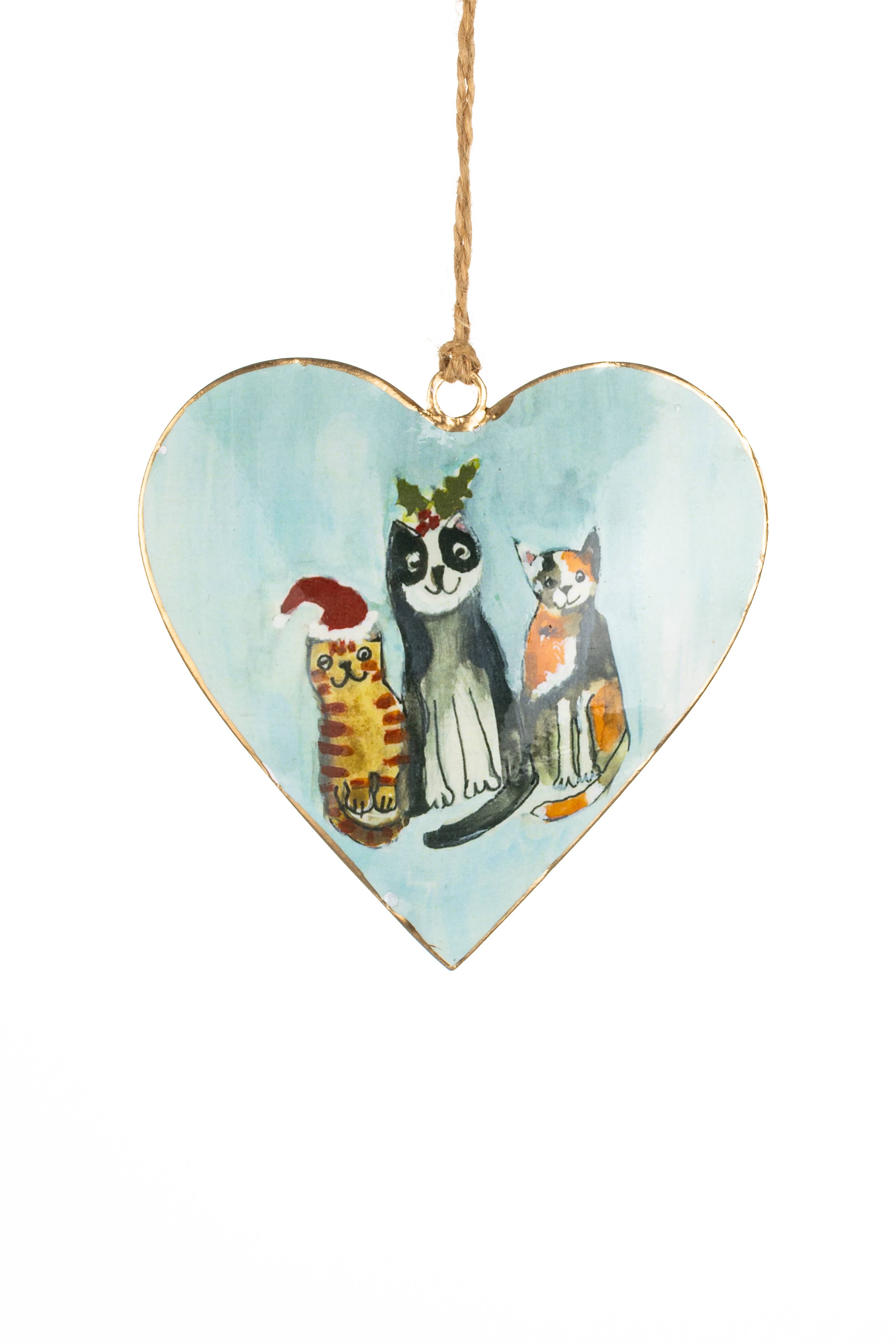 Shoeless Joe Ltd - Wholesale Ornament - Stray Cats Heart0
