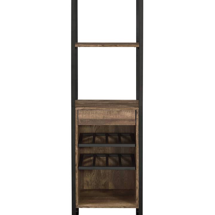 39F Inc. - Wholesale Wine Rack - Narik Weathered Oak Finish Wine Rack3