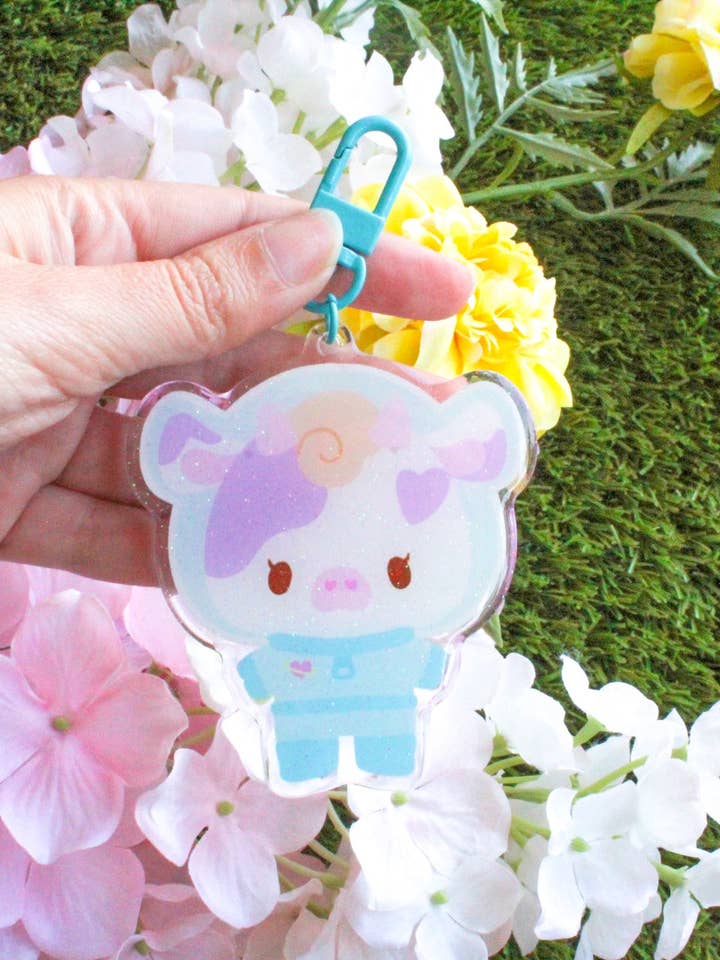 Astronaut Jolene Acrylic Charm for wholesale by Basura Gang