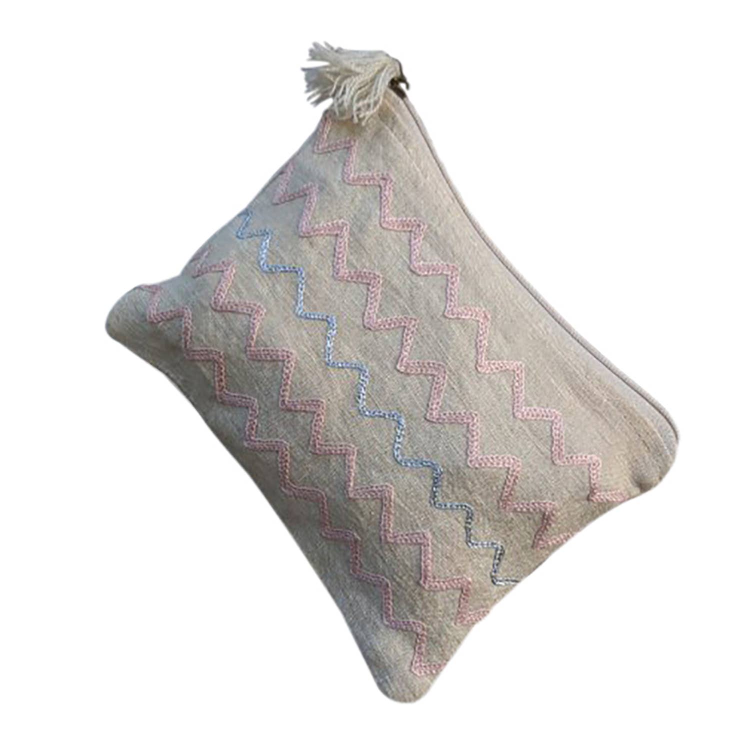 Chloe & Lex - Vente Pochette – femme - Pochette Zig Zag Rayures Taille M0