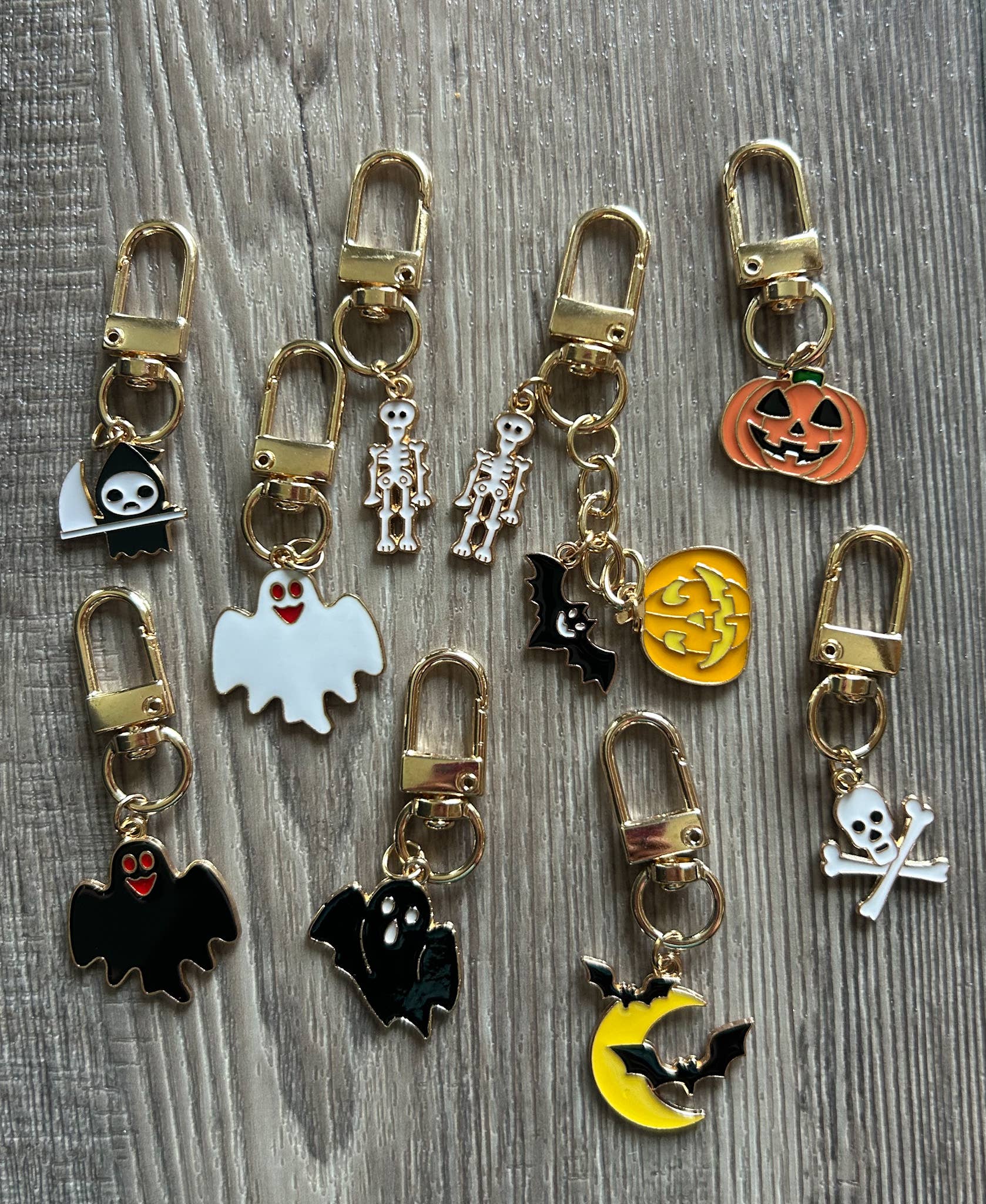 JILLIAN INK LLC - Wholesale Keychain - Women's - Halloween Bag Charm Small Keychain Charm9