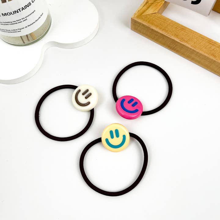 mildstyles - Wholesale Hair Tie - Cute smiley face hair tie10