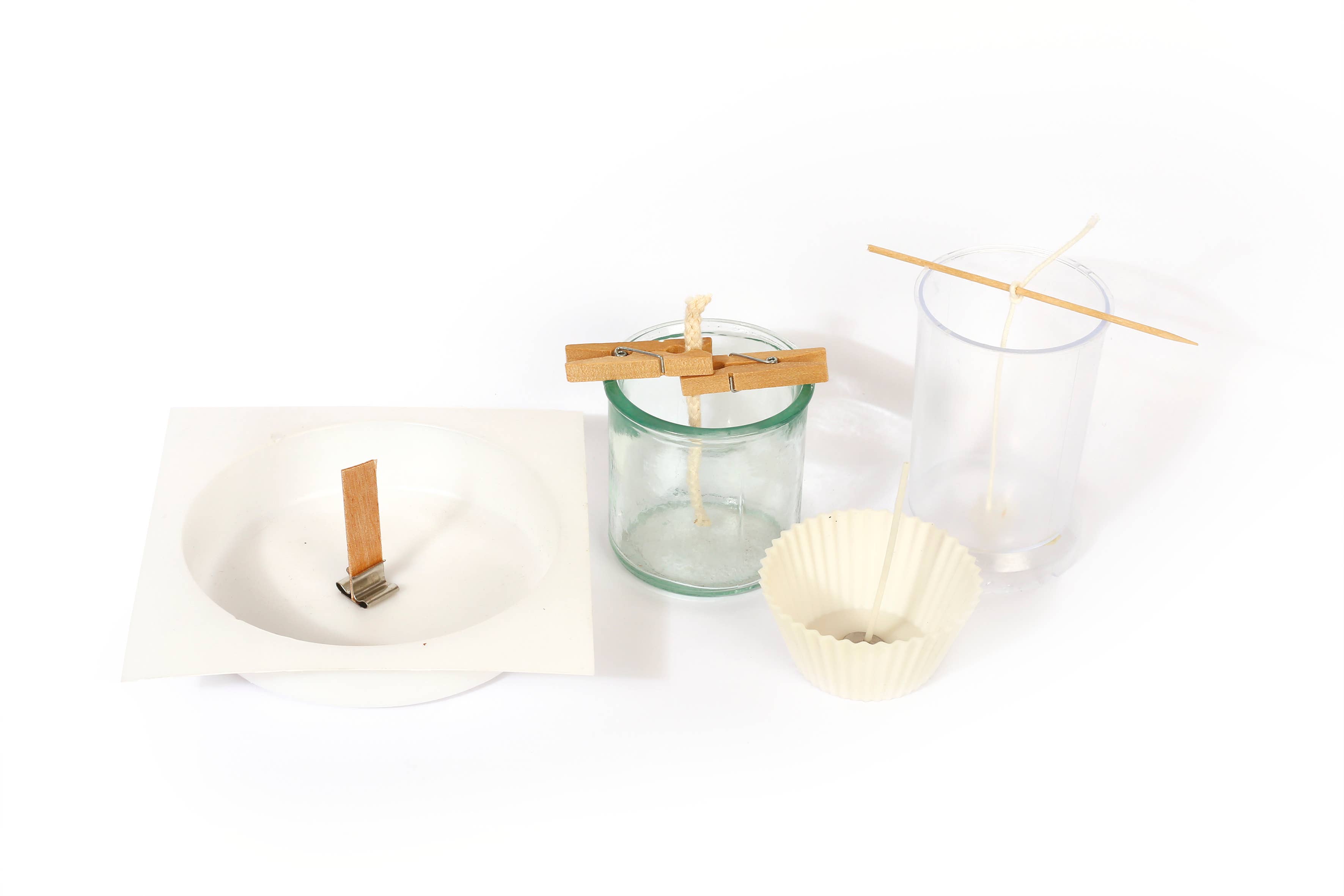 Graine Créative - Wholesale Craft Tool - PACK OF 50 7CM CANDLE WICKS ON 13x130mm STAND1