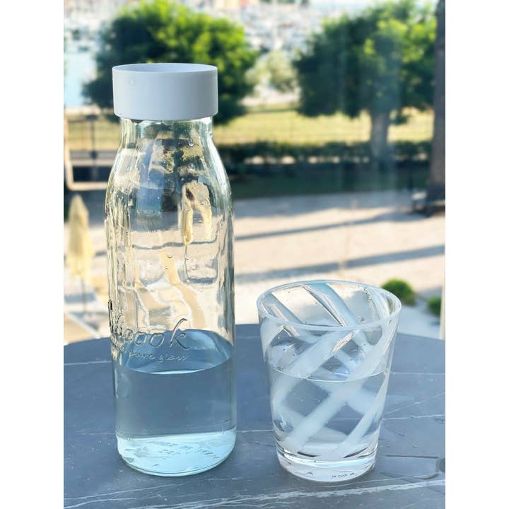 Fiorirà un giardino - Wholesale Carafe - Glass bottle with "non-screw" cap 1000 ml d8 h26 cm2