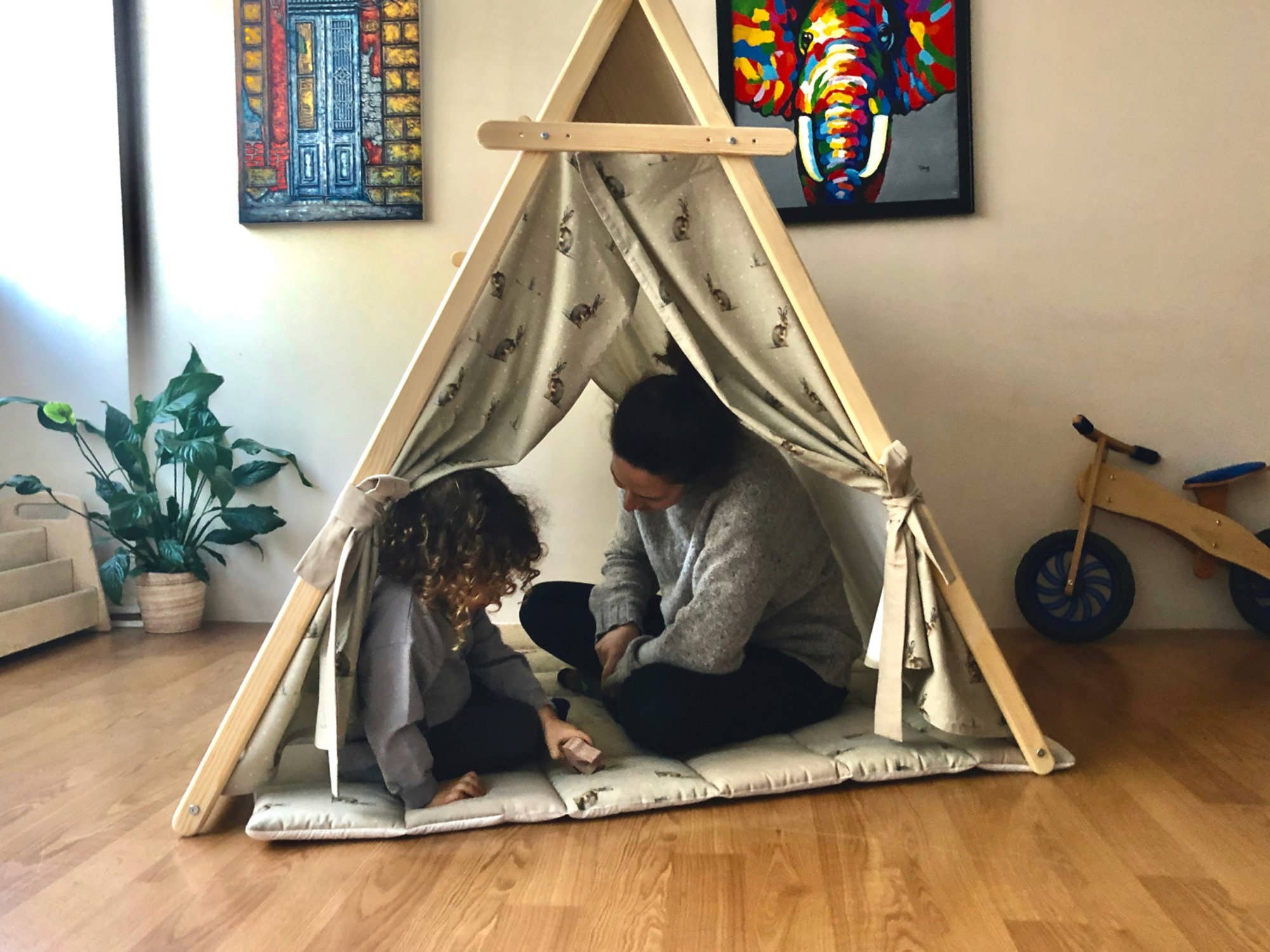 kidodido - Wholesale Tent - Kinderen - Peuter Tent en Speelkleed Set, Viking Tent voor Kinderen7