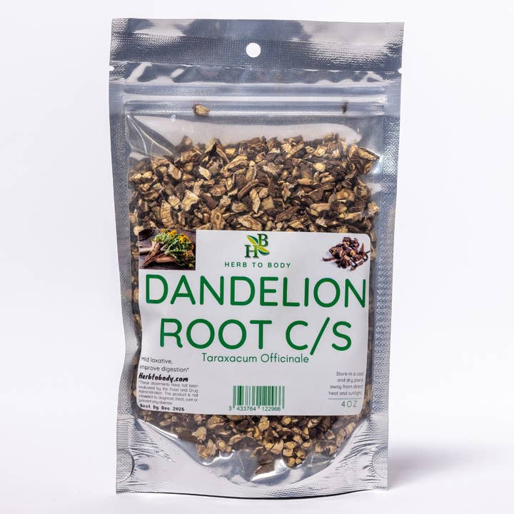 Dandelion Root C/S 4oz for wholesale by Herb To Body