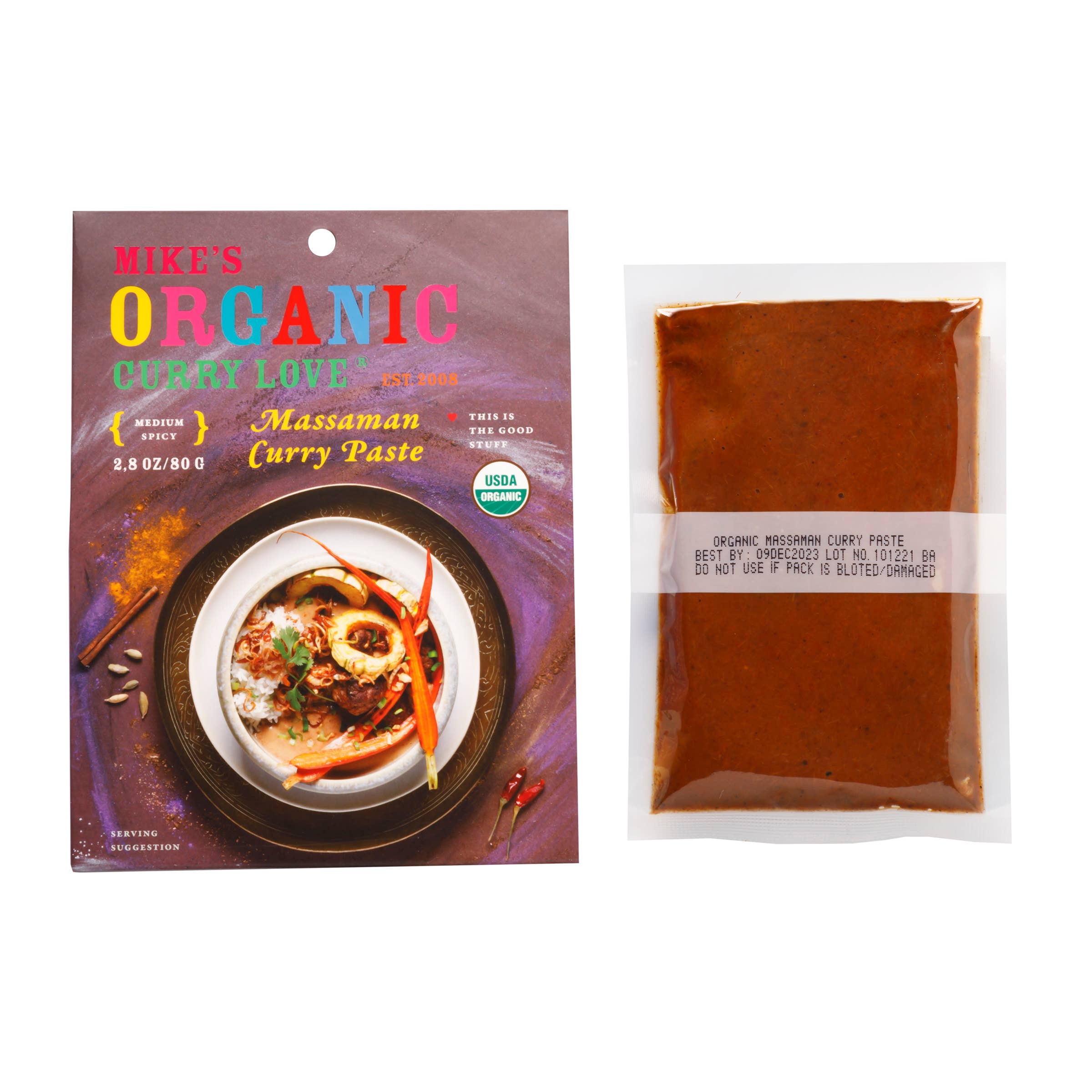 Mike's Organic Curry Love - Wholesale Chili Paste - ORGANIC Massaman Curry Paste2