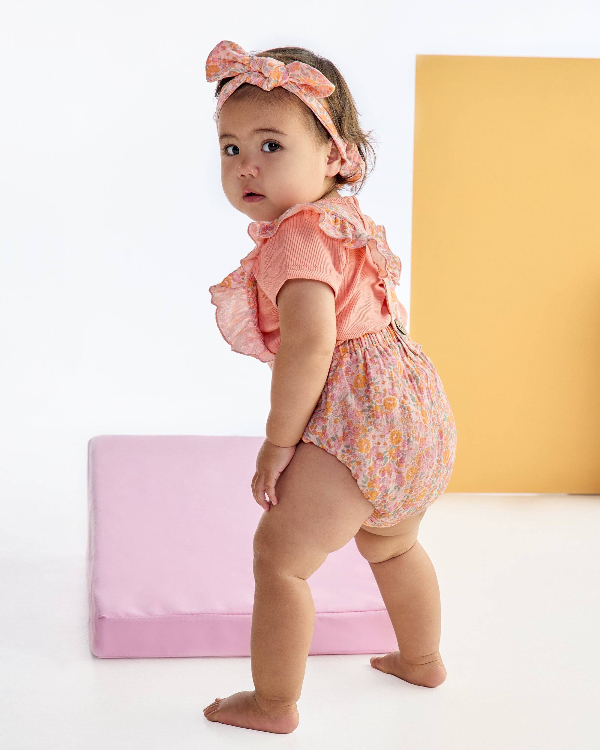 KaPow Kids - Wholesale Bodysuit (non-footed) – Baby - Florentina Frill Romper2