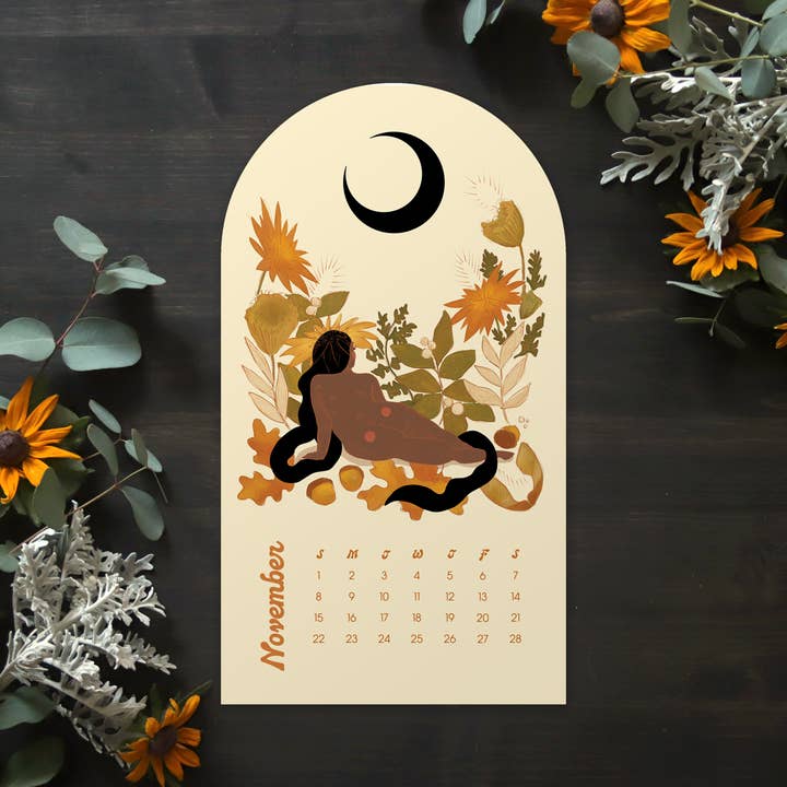 Whimsical Art by Darcy Goedecke - Wholesale Calendar - Small Floral Fairy Calendar | 20267