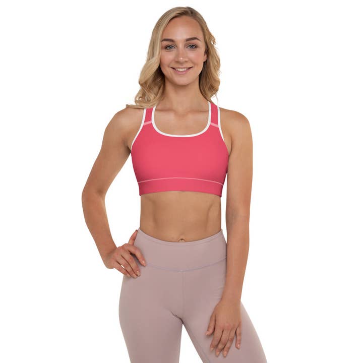 My Hibiscus Padded Sports Bra for wholesale by Rainbow City