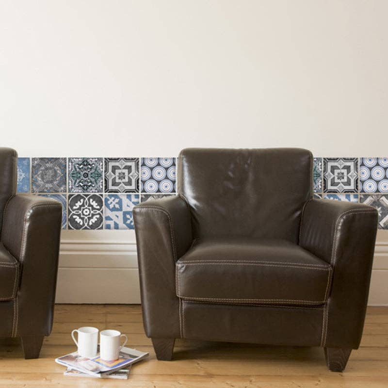 Queence - Vente Présentoir – maison et déco - Carreaux autocollants - Latoya lot de 122