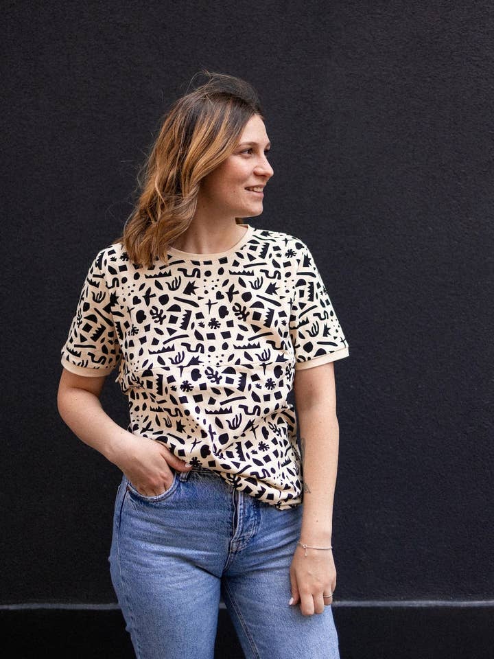 Geometric Nursing T-shirt for wholesale by You&Milk