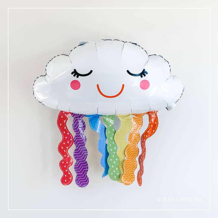 Zoey Christina – wholesale Balloon – 30" Cloud Rainbow Balloon