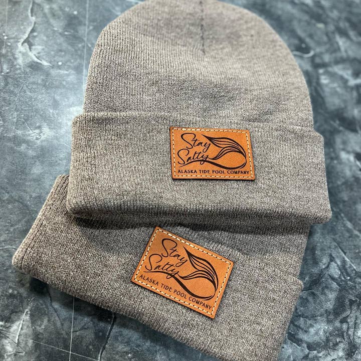 NDesigns Leather - Wholesale Beanie - Unisex - Custom Leather NON Lined Beanie