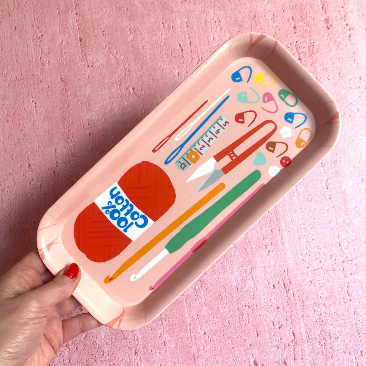 Poppekins – wholesale Desk tray – Crochet Desk Tidy0