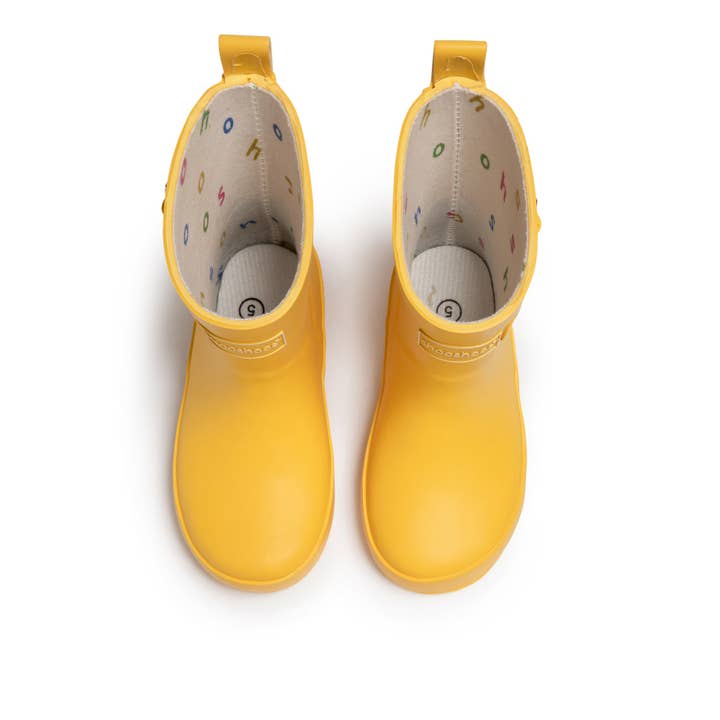 YELLOW BONARRO - TODDLER KIDS SHOE WATERPROOF RAIN BOOT for wholesale on Faire