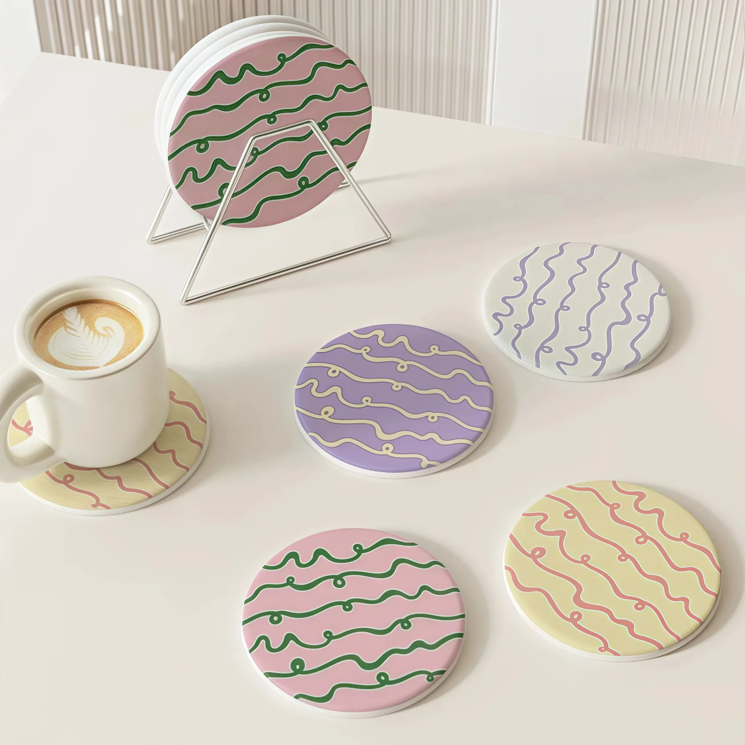 Otterware - Wholesale Coasters - Aesthetic Diatomaceous Earth Coasters (46 Styles)51