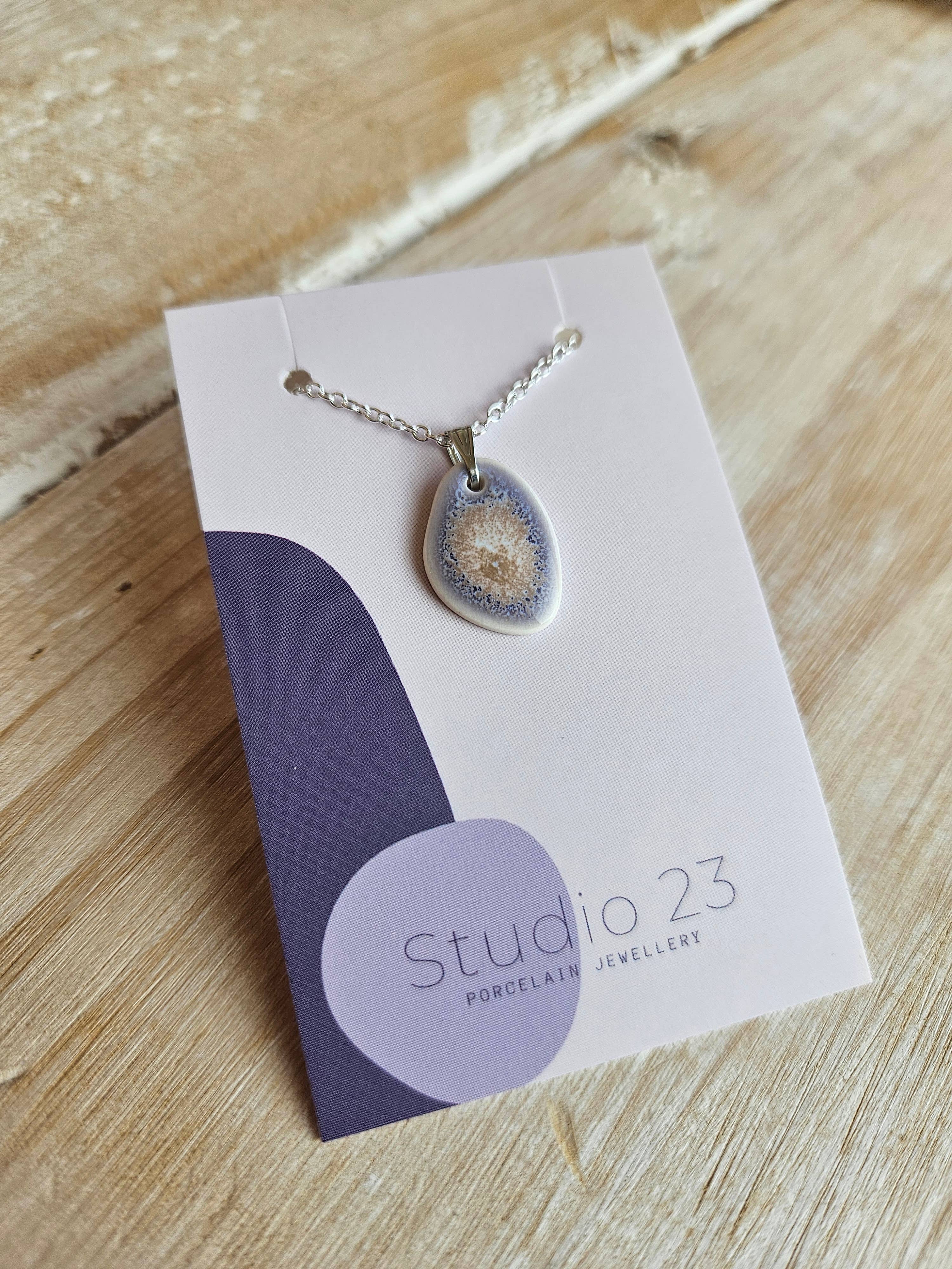 Studio 23 Ceramics – wholesale Pendant/charm necklace – NEW DESIGN Pendant Pebble13