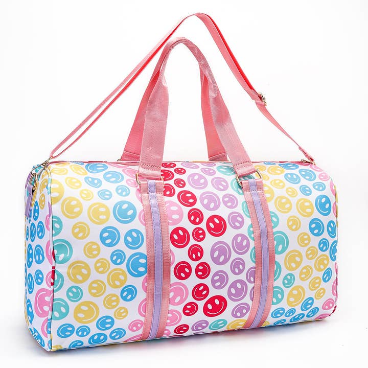 sassy kids palace - Wholesale Weekender Bag - Kids - Colorful Smile Duffel Bag0
