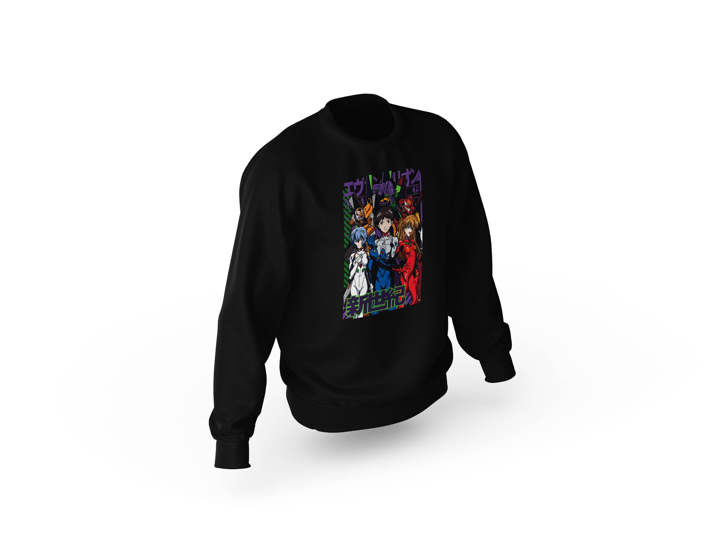 Altercos - Wholesale Graphic Sweatshirt - Unisex - Neon Genesis Evangelion Sweatshirt1