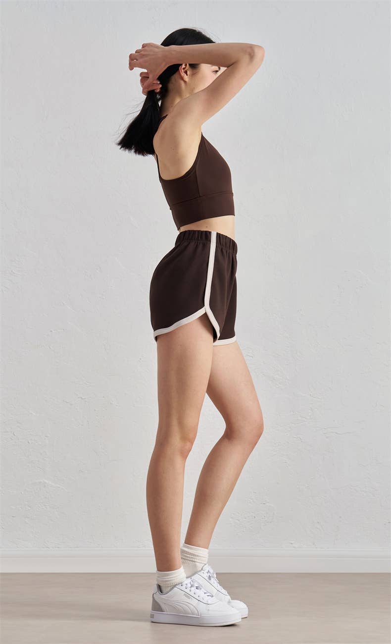 91thelabel - Wholesale Athletic Shorts - Women's - Regan Color Contrast Running Short4