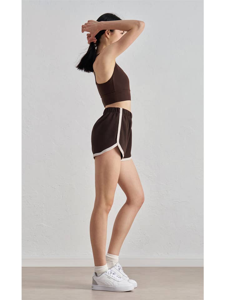 91thelabel - Wholesale Athletic Shorts - Women's - Regan Color Contrast Running Short4