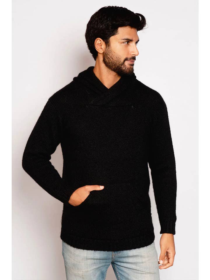 Alpaca Collections - Wholesale Hoodie - Men's - Brian Alpaca Hoodie