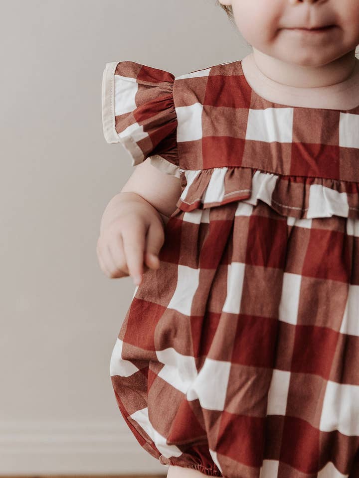 Bencer & Hazelnut - Wholesale Dress - Kids - Playsuit/Dress: Red Gingham15