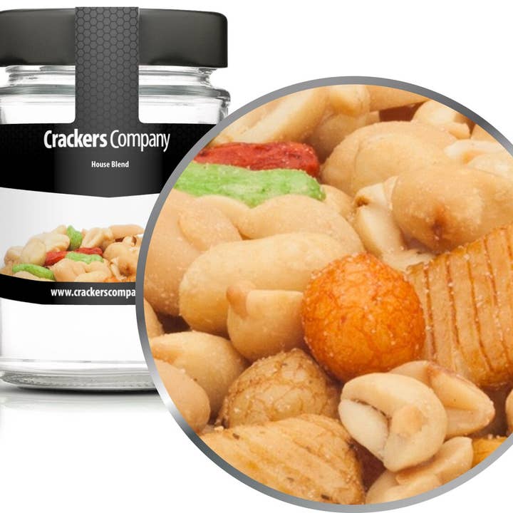 House Blend PU med 45 st. och 60g innehåll per pc. för wholesale av CrackersCompany