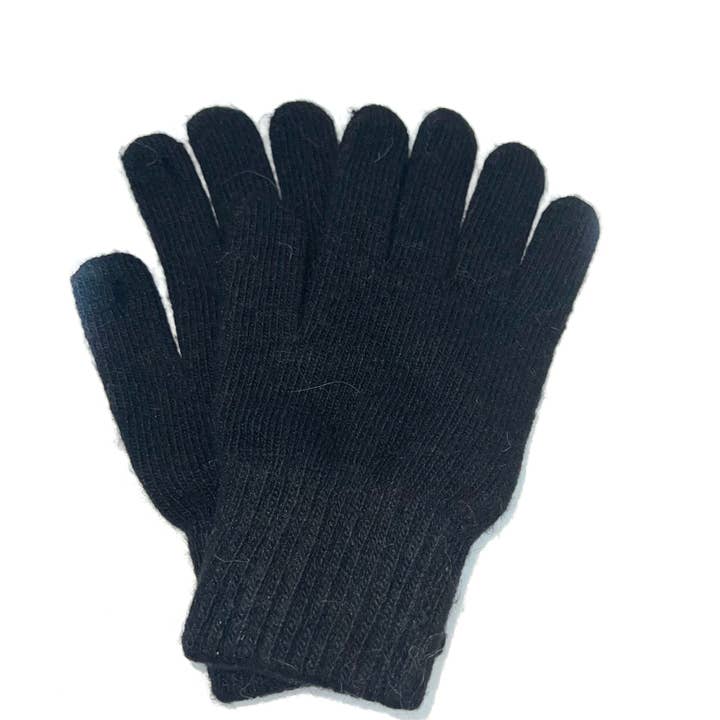 LINETA - Wholesale Gloves - Unisex - ST-3018 Angora wool plain glove