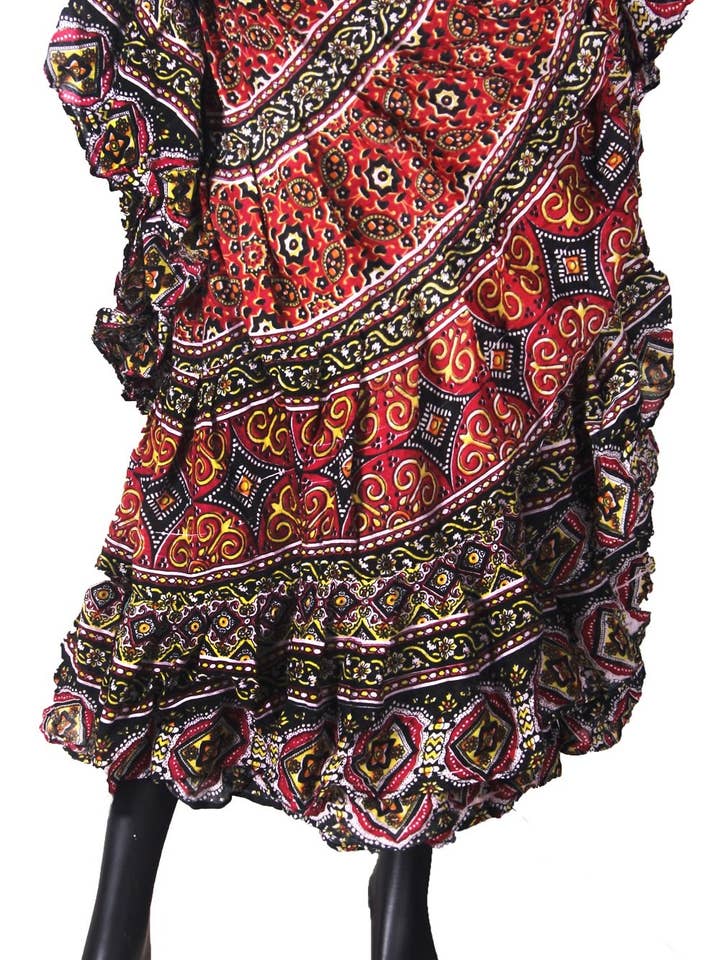 Block Tryckt Kjol Hyderabadi för wholesale av Senoritas Tribal Designs