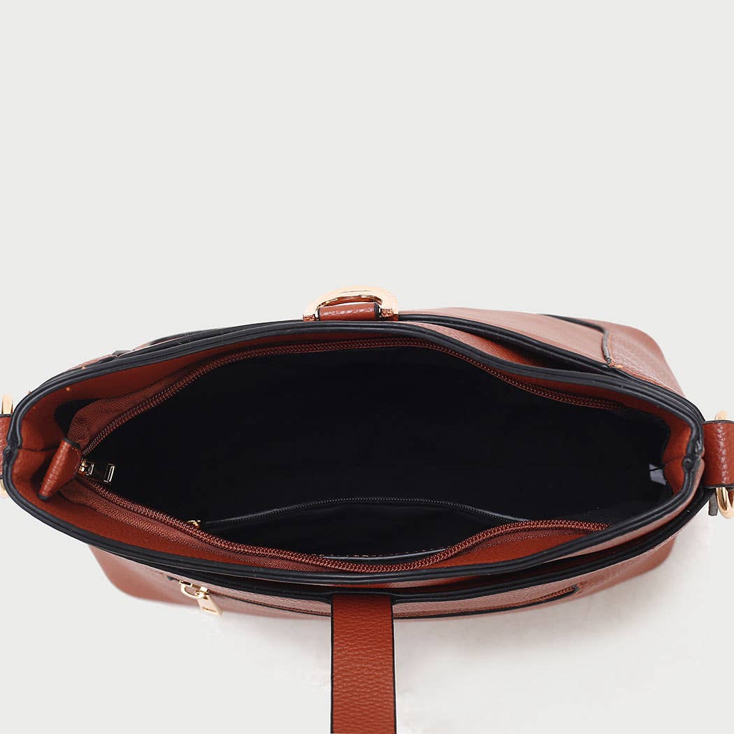 MKF Collection - Wholesale Shoulder Bag - Women's - Geneva Vegan Leather Shoulder Handbag Crossover by Mia K15