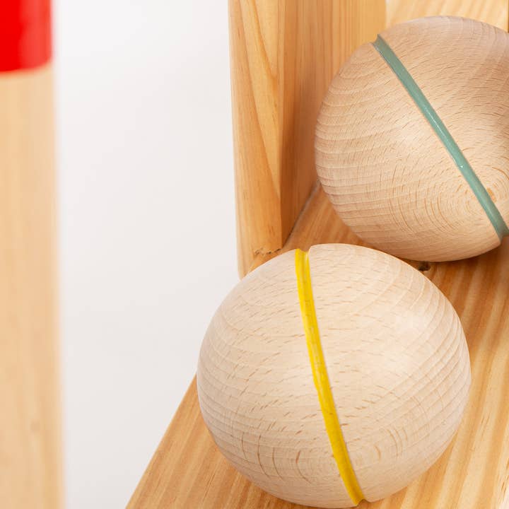 MORA PLAY - Wholesale Sporting Accessories - Croquet game in wooden trolley - 6 players7