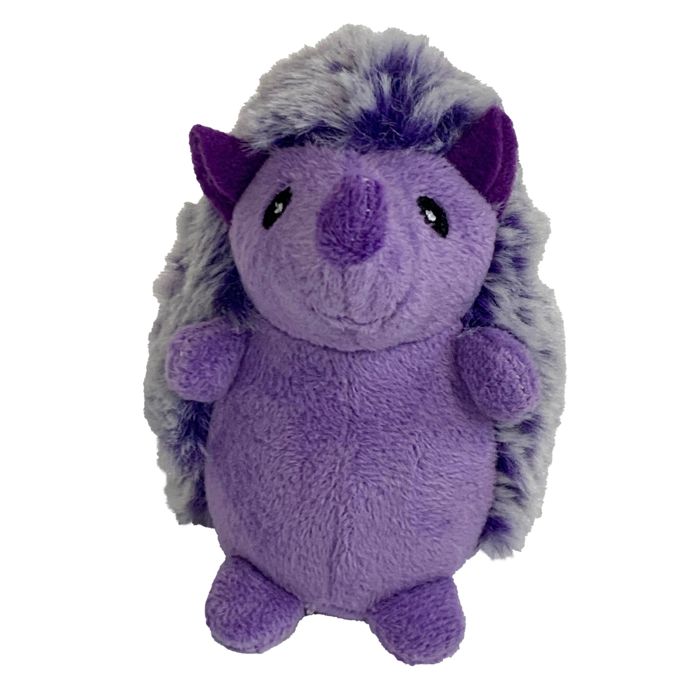 Pet Palette Distribution - Wholesale Pet Plush Toy - Dog - Multipet Minipet Hedgehog Plush Dog Toy Assorted Colors 4"5