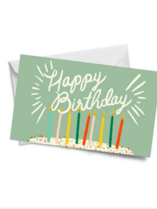 GELUKKIGE VERJAARDAG KAARSEN GROET voor wholesale door Arte Papel