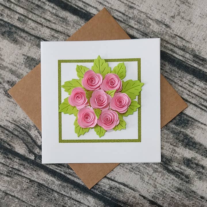 Loving Nature – wholesale Årsdagskort – 3D Floral Card, Jubileumskort, Alla tillfällen Blank Card3
