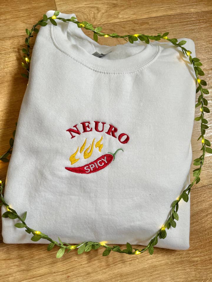 Neurospicy sweatshirt for wholesale by Mentallyunstitched