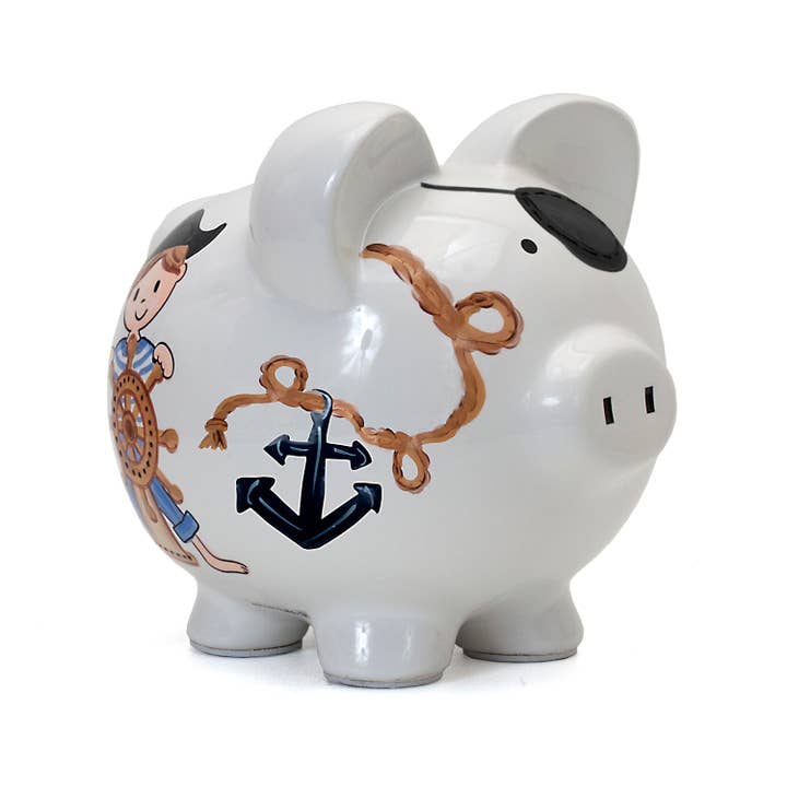 Child To Cherish® - Venta al por mayor Huchas - Niños y bebés - Cerdo Pirata