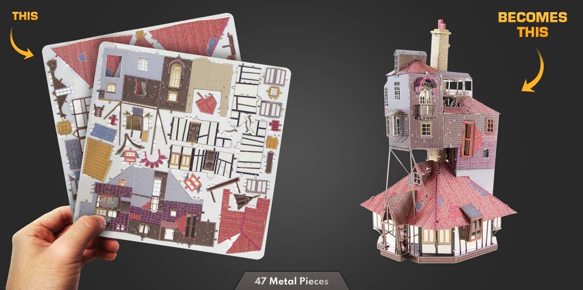 Metal Earth - Wholesale DIY Craft Kit - Harry Potter - The Burrow in Colour5