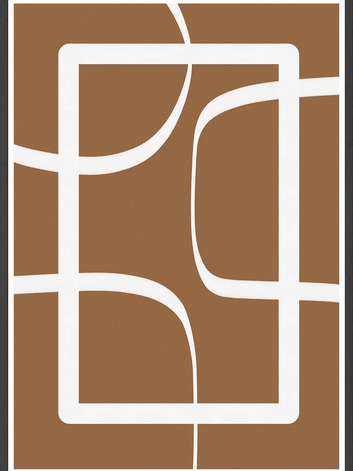 Stampa a linee astratte di Windows per la vendita all'ingrosso da parte di The Underdog Print Shop