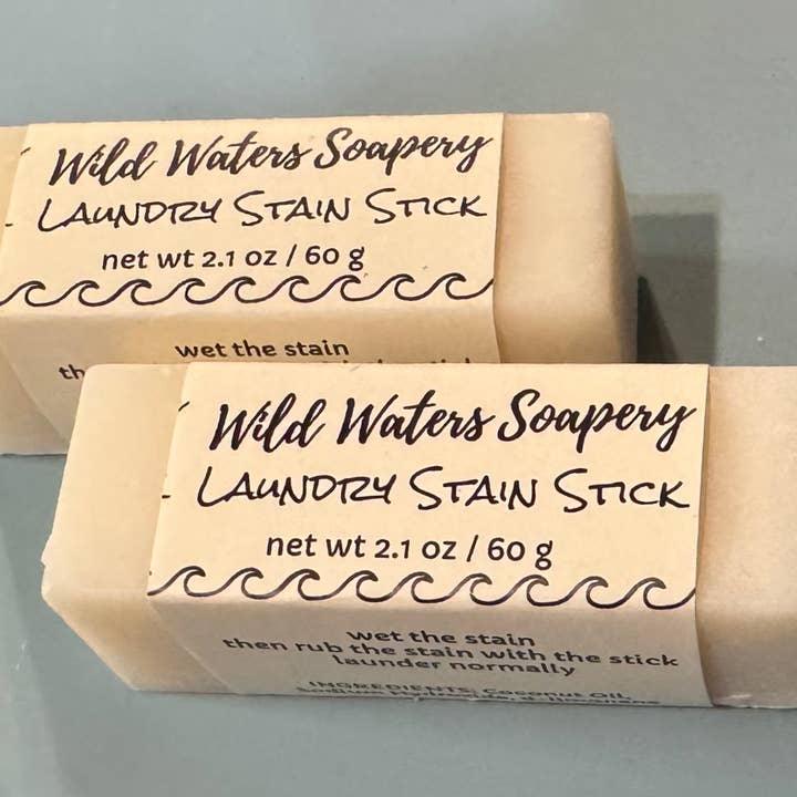 Laundry Stain Stick for wholesale by Wild Waters Soapery