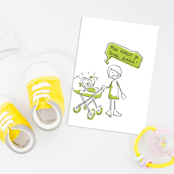 REMOVED BRAND - Wholesale Baby Card - Pregnancy card | Birth card | Baby card