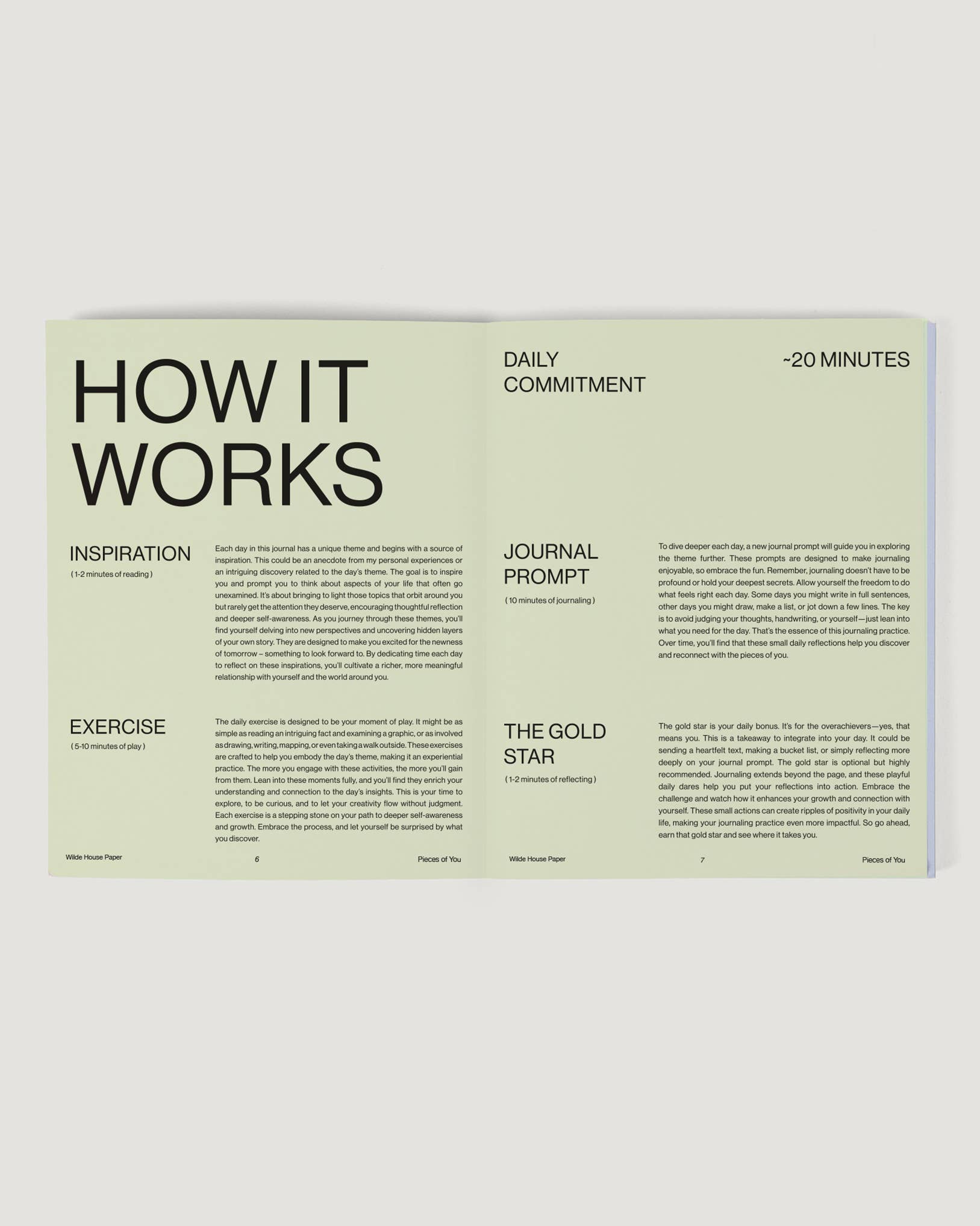 Wilde House Paper - Wholesale Journal/Diary - Pieces of You Journal5