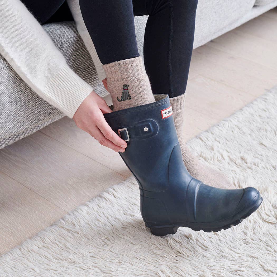 Sweet William Designs - Venta al por mayor Calcetines - Unisex - Calcetines para pasear perros - Labrador chocolate3