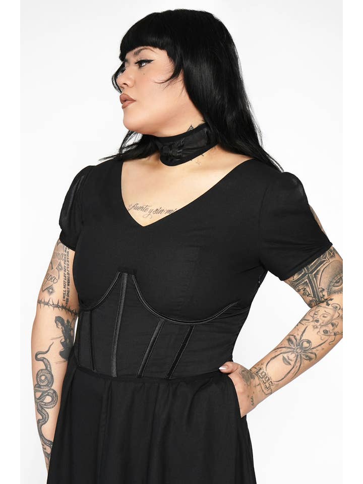 BLACK SHIPS NOVEMBER Clarissa Mesh Bustier for wholesale on Faire10