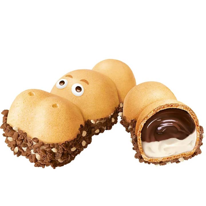 123bonbon - Vendita all'ingrosso Dolci ricoperti di cioccolato - FERRERO Kinder Happy Hippo biscotto croccante con crema al latte e cacao1