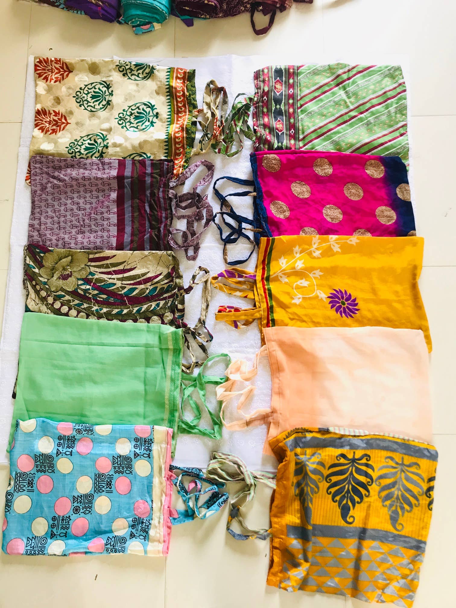 Meghcraft - Vente Pochette cadeau - Sac en soie recyclée - Sacs cabas durables et écologiques en soie2