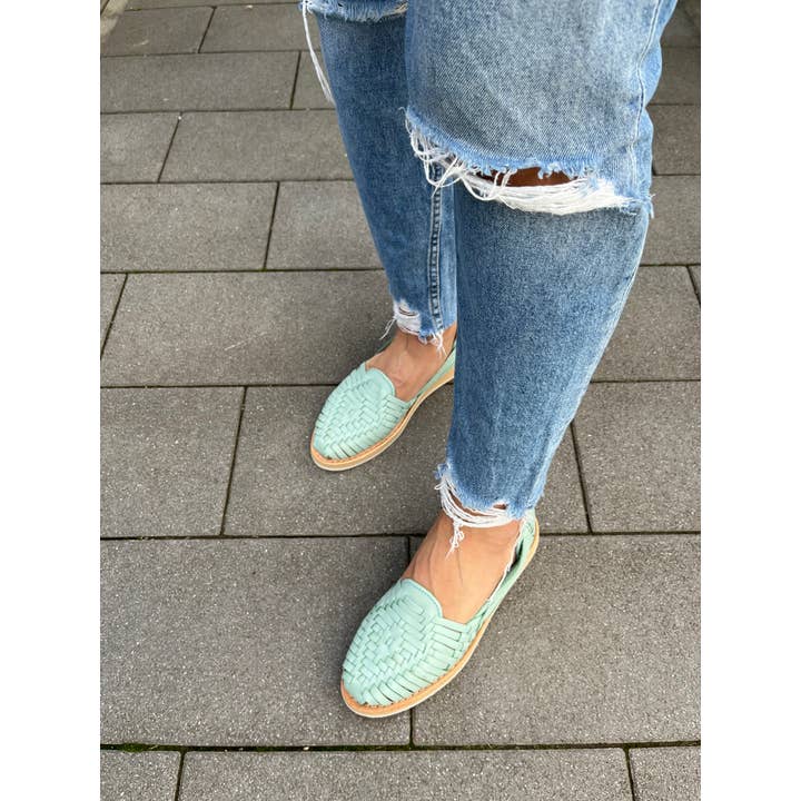 MyMexicanHome - Vente Sandales – femme - Sandales Huarache en cuir faites main pour femmes | KARAMBOLE3