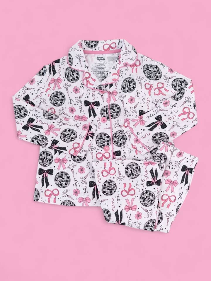 Dream Big Little Co. - Wholesale Sleepwear Set - Kids - MIDNIGHT DISCO DARLING DREAM GIRL'S FLARE SET9