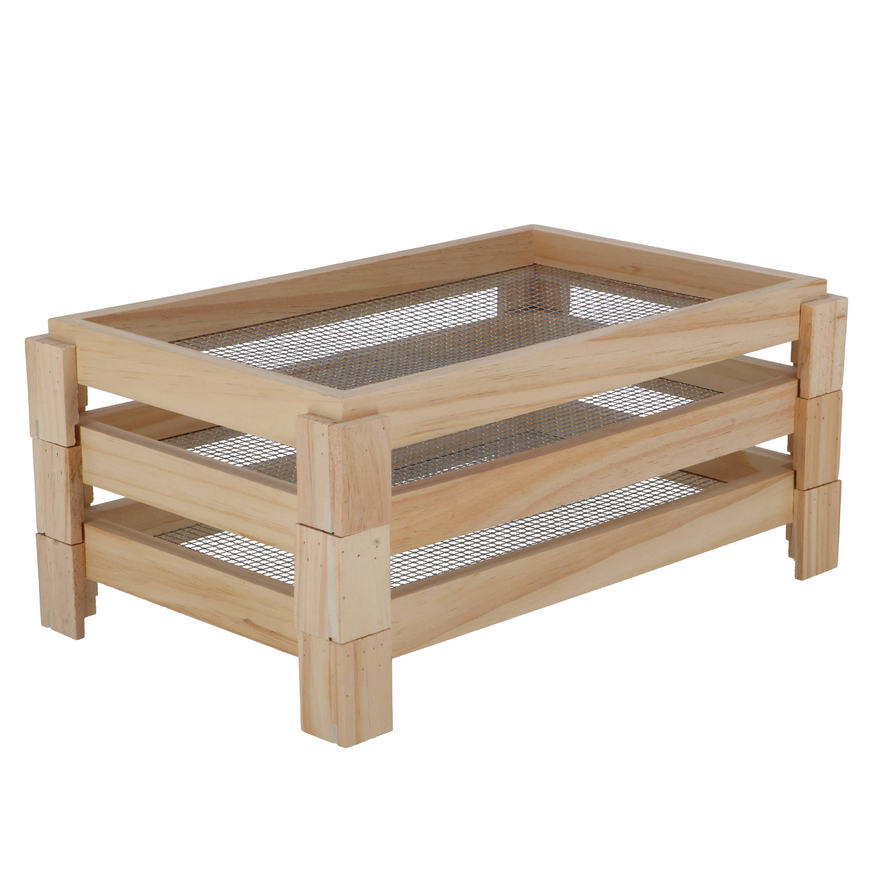 Esschert Design USA - Vente Étendoir à linge - Écran de séchage pour fleurs et herbes, bois/métal1